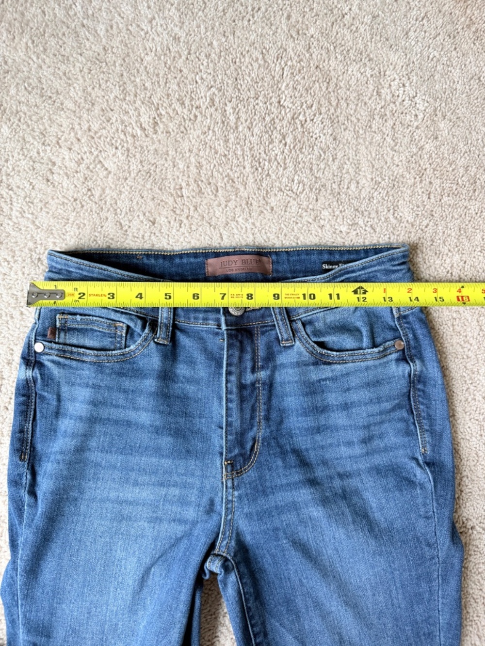 Judy Blue Women's Skinny Jeans - Medium Blue Wash - Picture 6 of 11